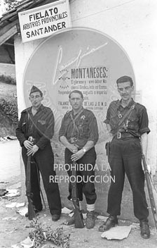 Somorrostro y provincia, avance hacia Santander