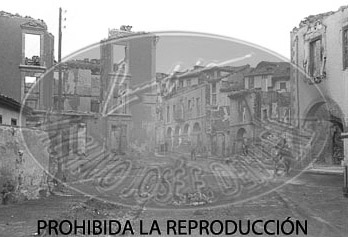 San Vicente de la Barquera destruido, avance hacia Asturias