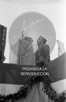 Condecoracion  a la Unidad Italiana Flechas Negras en Mérida