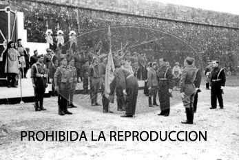 Imposición de la Cruz Laureada de San Fernando a Navarra