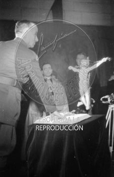 Primer Consejo Nacional de Falange, jura de los consejeros