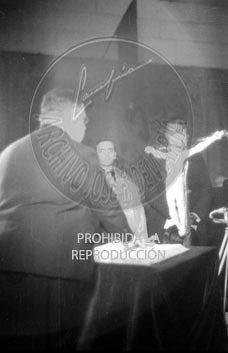 Primer Consejo Nacional de Falange, jura de los consejeros