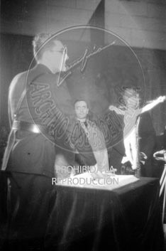 Primer Consejo Nacional de Falange, jura de los consejeros