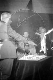 Primer Consejo Nacional de Falange, jura de los consejeros