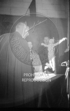 Primer Consejo Nacional de Falange, jura de los consejeros