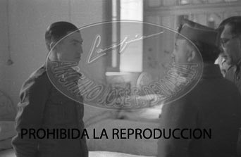 Franco visita el hospital de Burgos