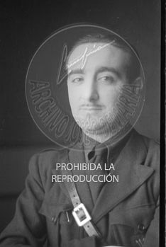 Franco visita el hospital de Burgos