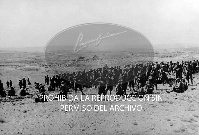 Entrada de los nacionales en Alcañíz