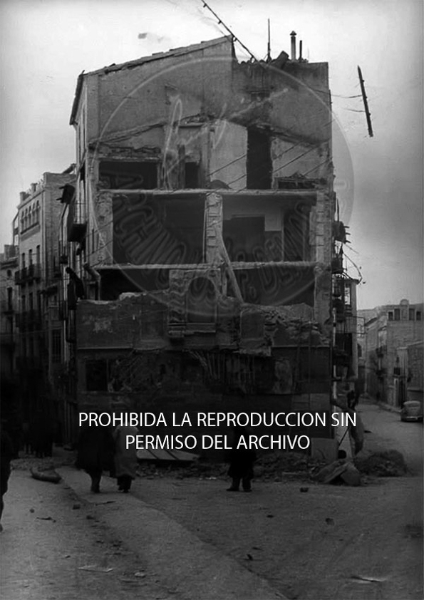 Entrada de los nacionales en Alcañíz