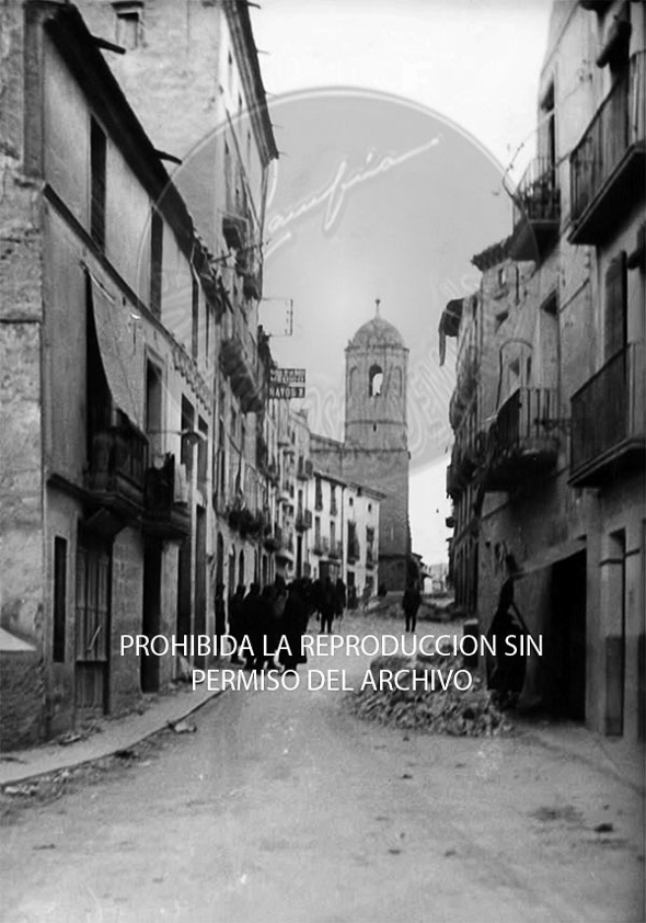 Entrada de los nacionales en Alcañíz