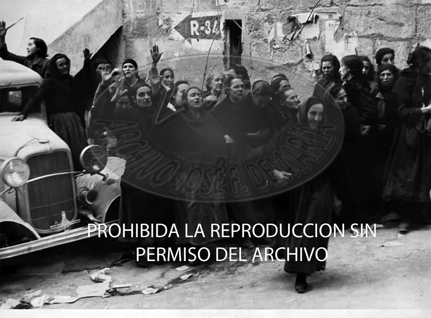 Entrada de los nacionales en Alcañíz