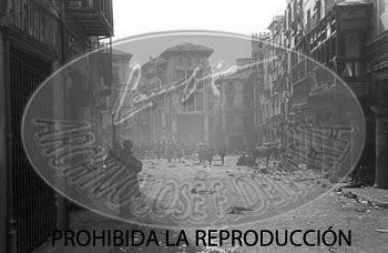 batalla de Teruel, calles de la ciudad