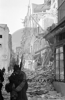 Entrada de los nacionales en Lérida