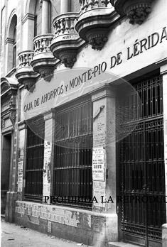 Entrada de los nacionales en Lérida