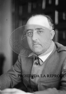 Franco en el centro de operaciones