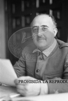 Franco en el centro de operaciones