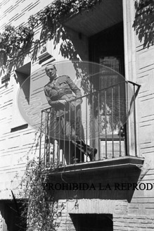 Franco en el centro de operaciones