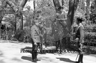 Franco en el centro de operaciones