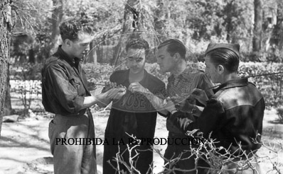 Franco en el centro de operaciones