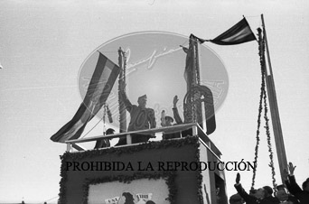 Inauguracion EAJ 101. Franco en el Campo de la Victoria