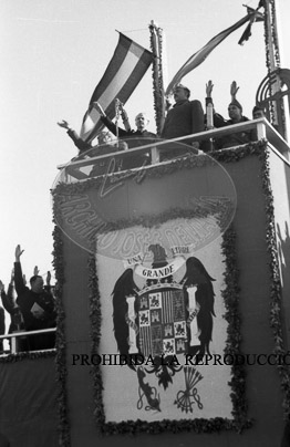 Inauguracion EAJ 101. Franco en el Campo de la Victoria