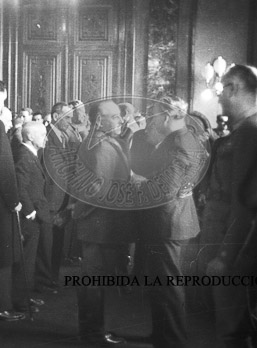 Inauguracion EAJ 101. Franco en el Campo de la Victoria