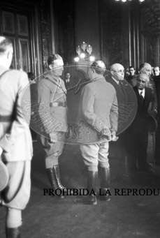 Inauguracion EAJ 101. Franco en el Campo de la Victoria