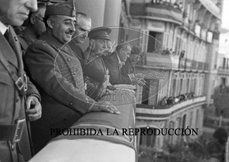 Inauguracion EAJ 101. Franco en el Campo de la Victoria