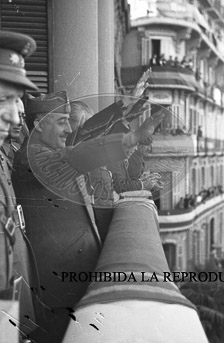 Inauguracion EAJ 101. Franco en el Campo de la Victoria