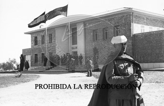 Inauguracion EAJ 101. Franco en el Campo de la Victoria