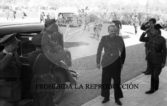 Inauguracion EAJ 101. Franco en el Campo de la Victoria