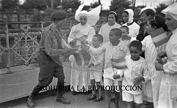 Irun, regreso a España de niños expatriados