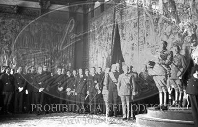 Primer Aniversario de la exaltación de Franco a la Jefatura del Estado