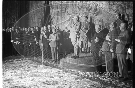 Primer Aniversario de la exaltación de Franco a la Jefatura del Estado
