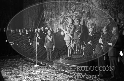 Primer Aniversario de la exaltación de Franco a la Jefatura del Estado