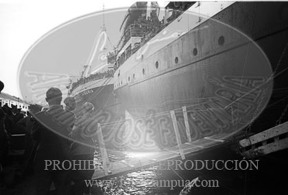 Despedida de los italianos en Cádiz