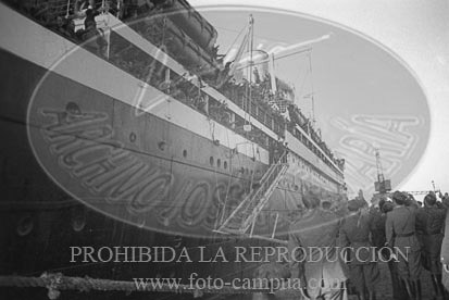 Despedida de los italianos en Cádiz