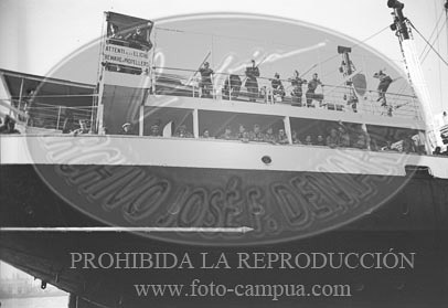 Despedida de los italianos en Cádiz