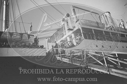 Despedida de los italianos en Cádiz