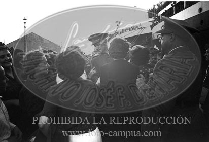 Despedida de los italianos en Cádiz