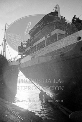 Despedida de los italianos en Cádiz