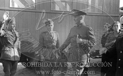 Despedida de los italianos en Cádiz