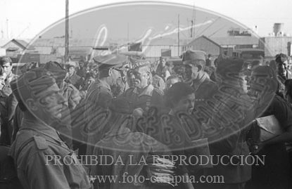 Despedida de los italianos en Cádiz