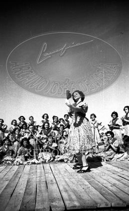 Concentracion de la OJE en Sevilla, 1938