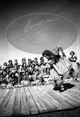 Concentracion de la OJE en Sevilla, 1938