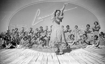 Concentracion de la OJE en Sevilla, 1938