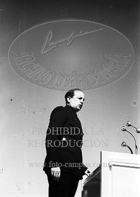 Concentracion de la Falange y de la OJE en Sevilla, 1938. Queipo de Llano, Fernandez Cuesta