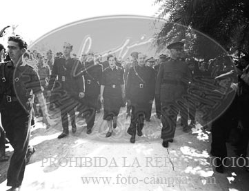 Concentracion de la Falange y de la OJE en Sevilla, 1938. Campamento 29 de Octubre