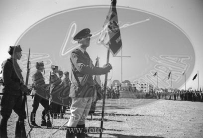 Concentracion de la Falange y de la OJE en Sevilla, 1938. Campamento 29 de Octubre