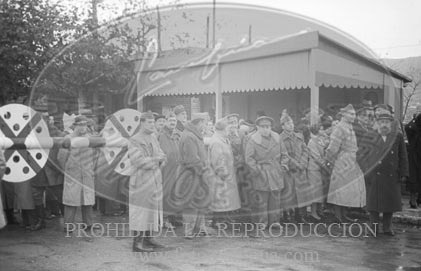 Llegada a ESpaña por Irún del Doctor Gomez Ulla